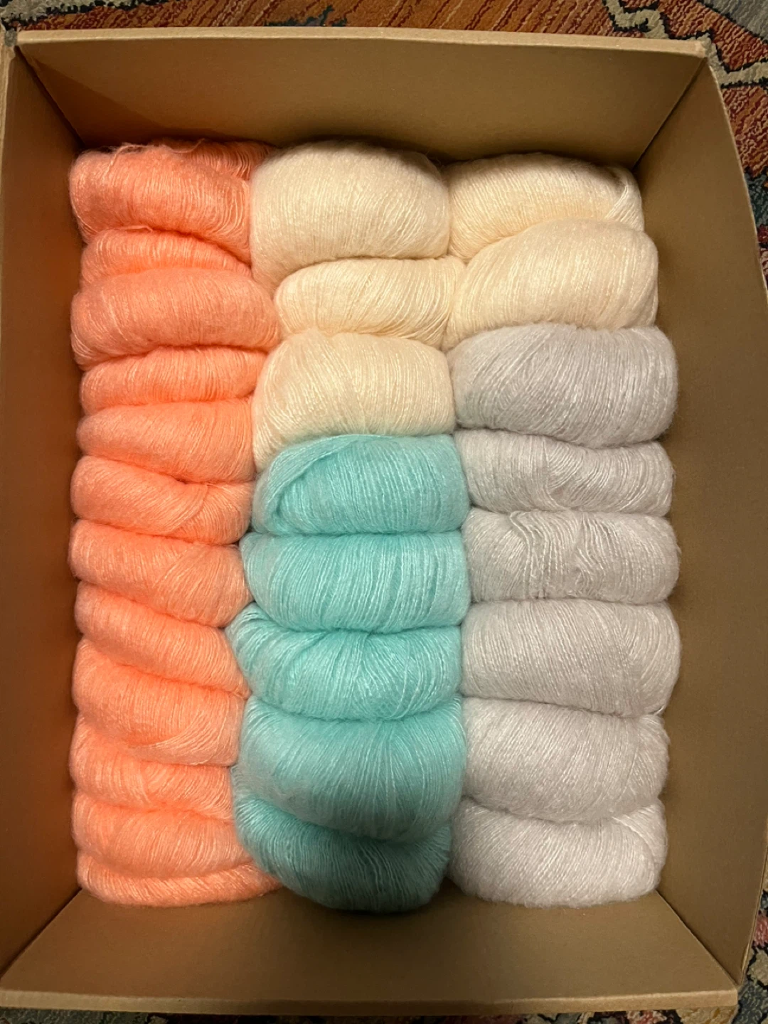 Yarn Bundle - Pastel Colours Kid mohair
