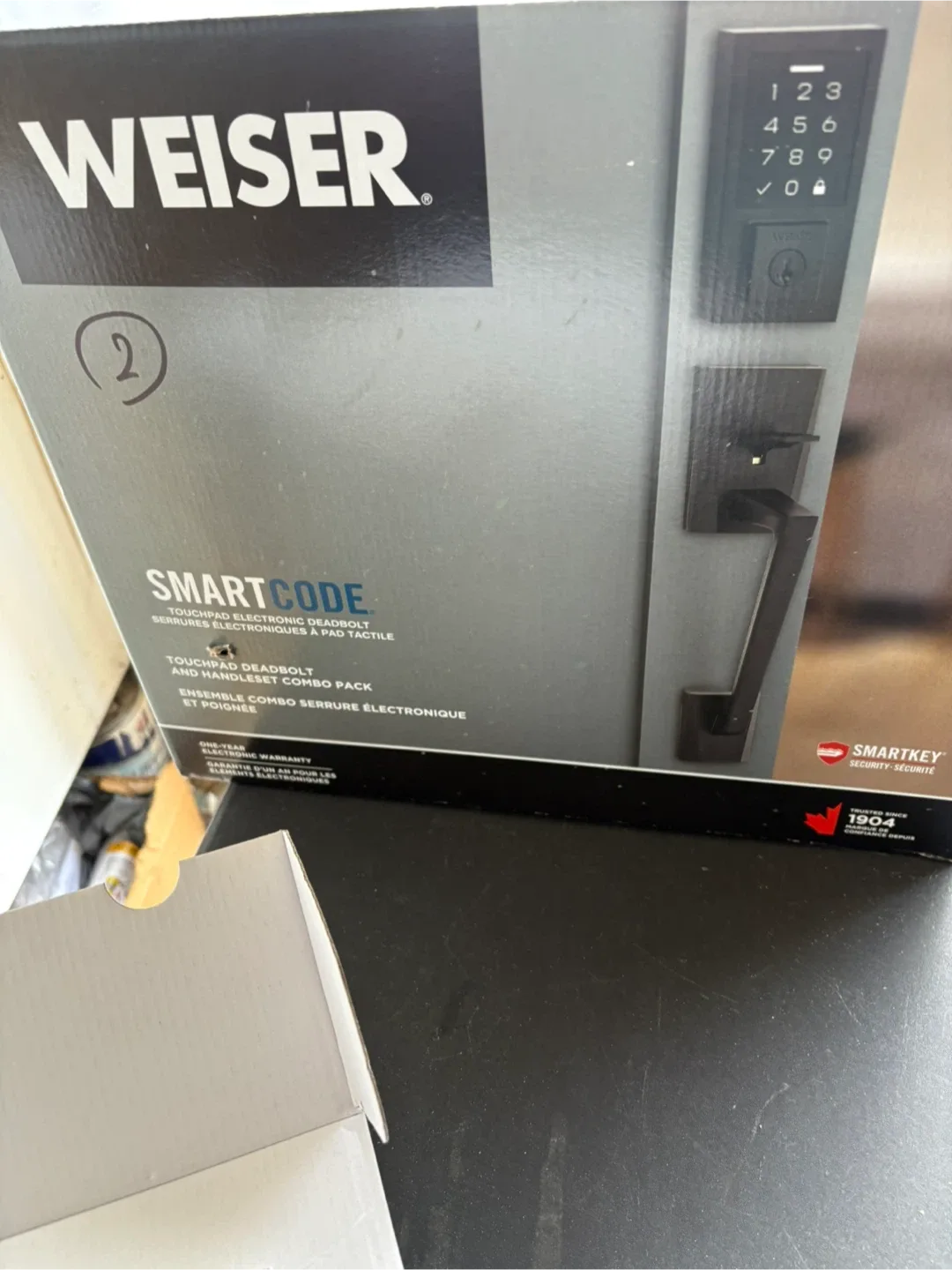 Weiser SmartCode Electronic Deadbolt & Handle Set image indicator(2)