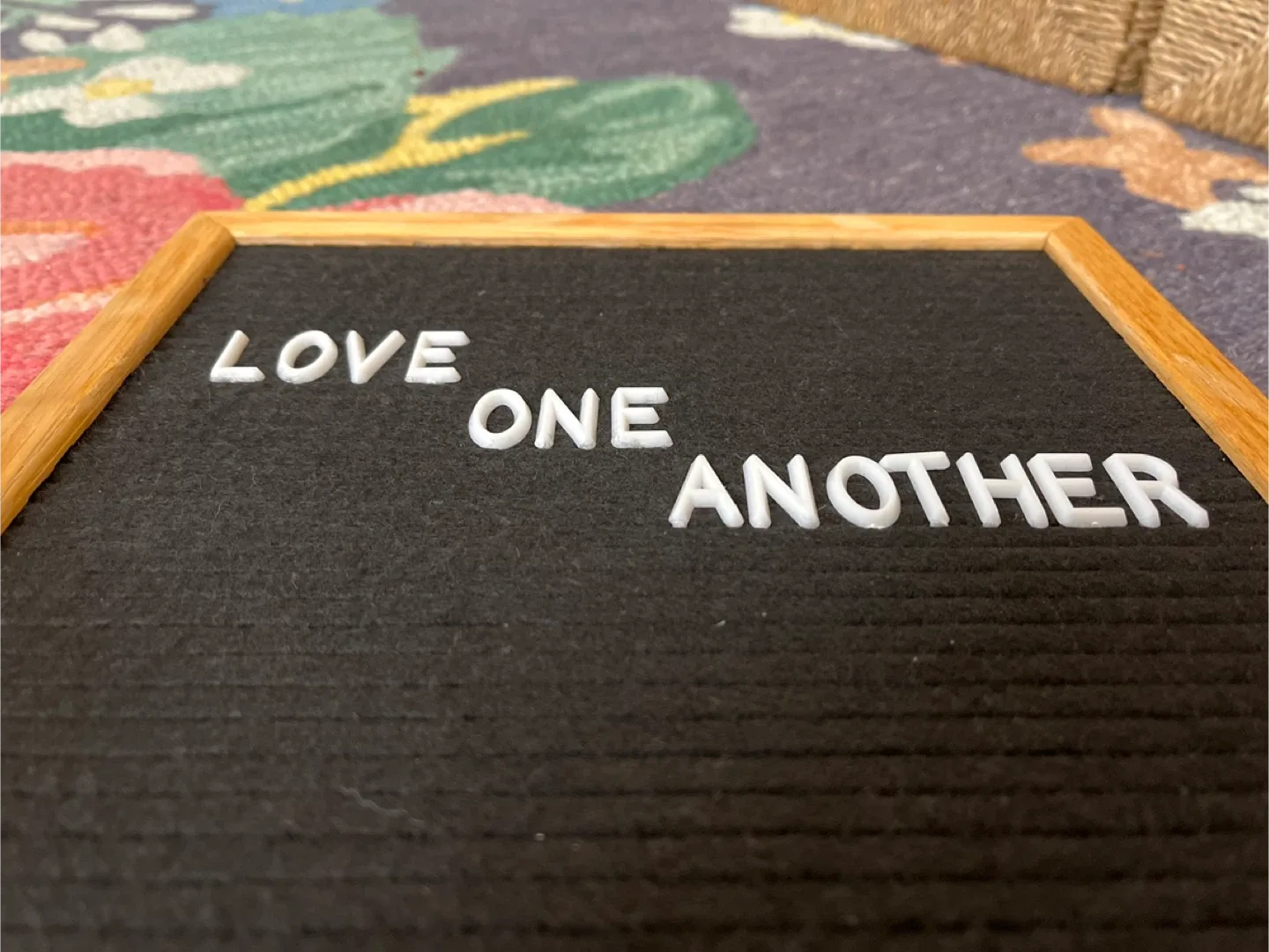 Felt Letter Board, Wooden Frame, & Lots of Letters image indicator(5)