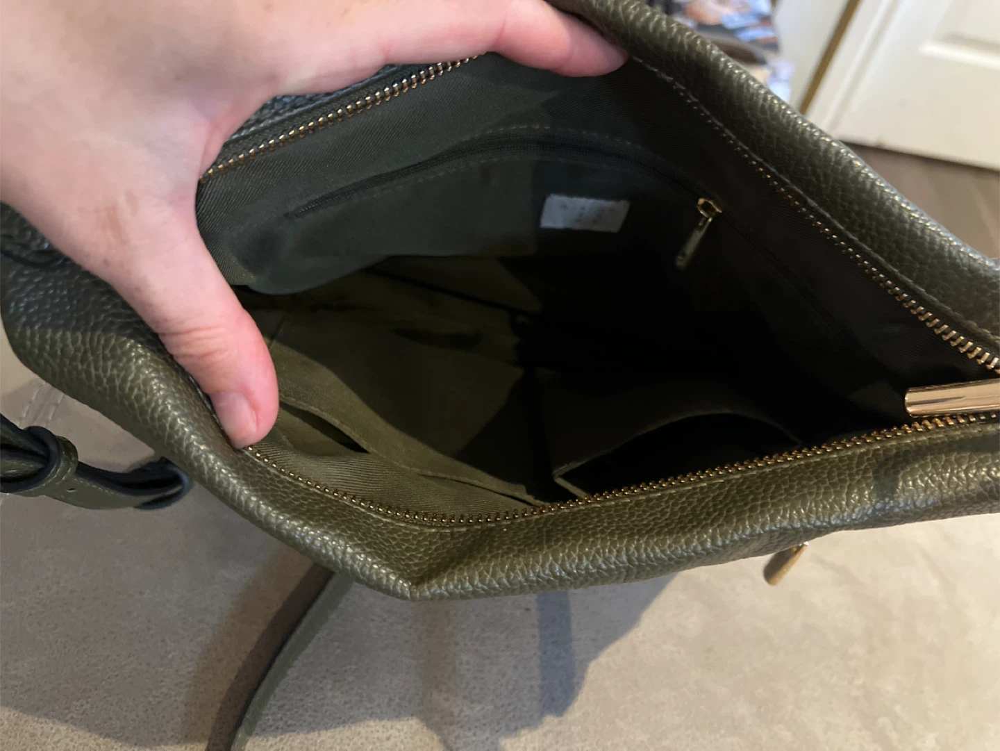 A New Day Olive Green Crossbody Bag - photo 3