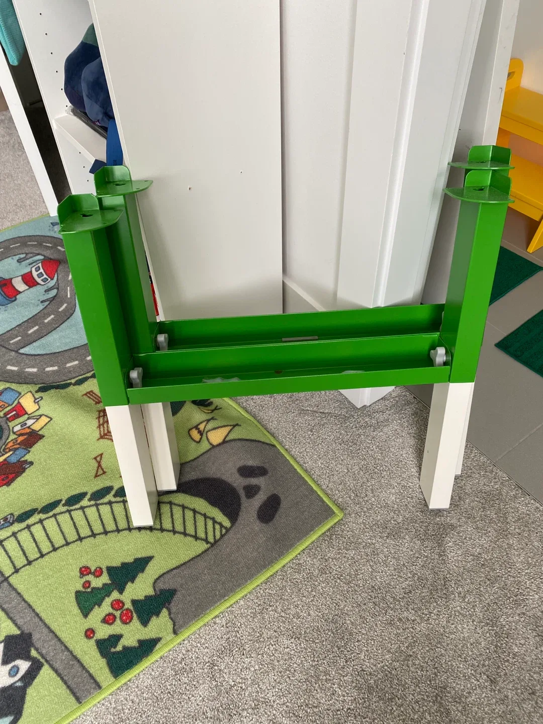 IKEA PÅHL Desk - White/Turquoise - 120x58 cm image indicator(2)