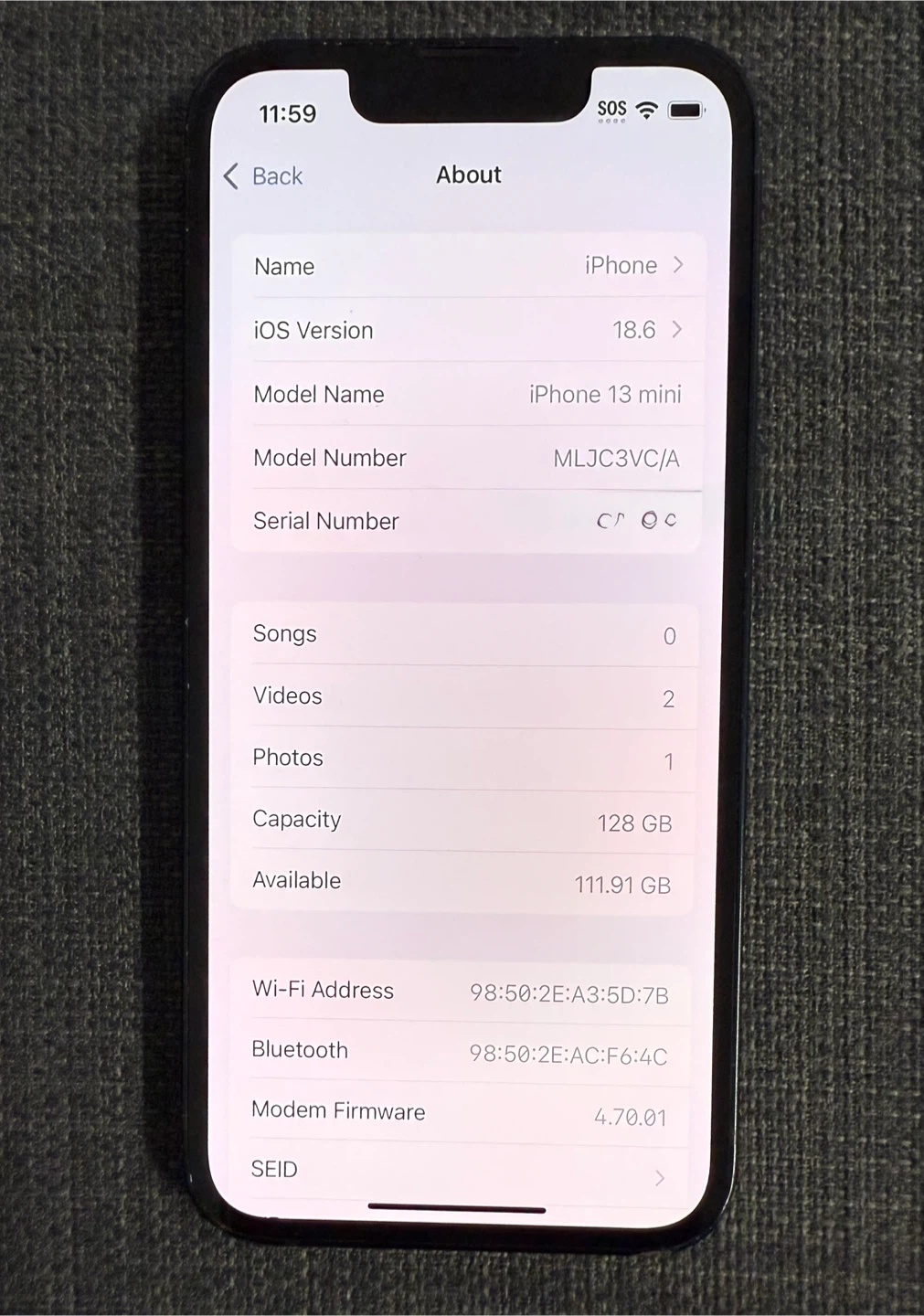 iPhone 13 mini, 128GB - photo 3