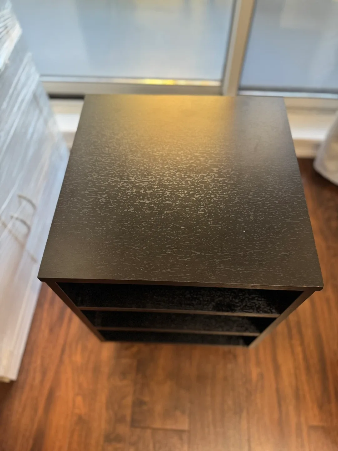 Black 3-Drawer Nightstand image indicator(5)