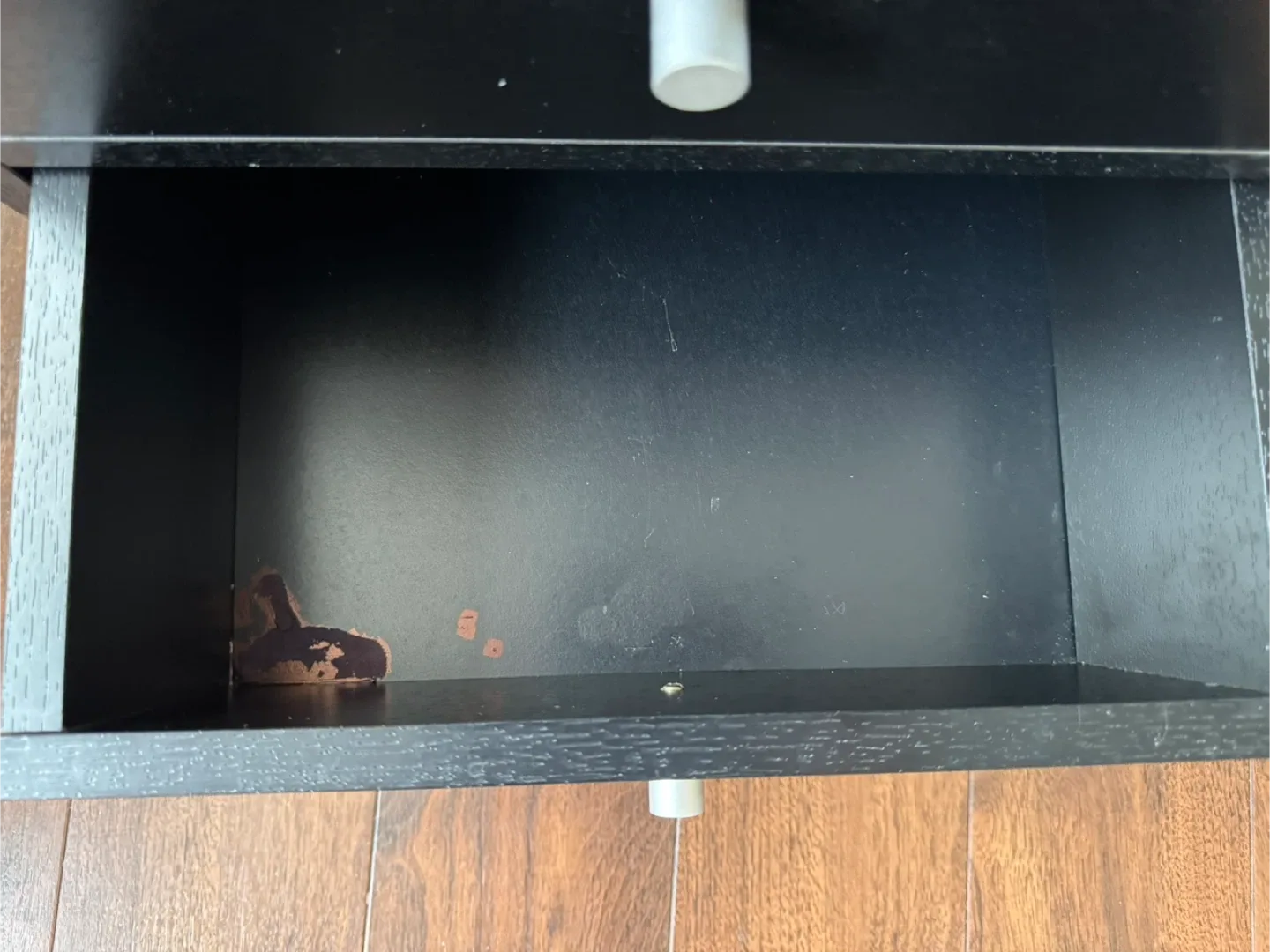 Black 3-Drawer Nightstand image indicator(6)