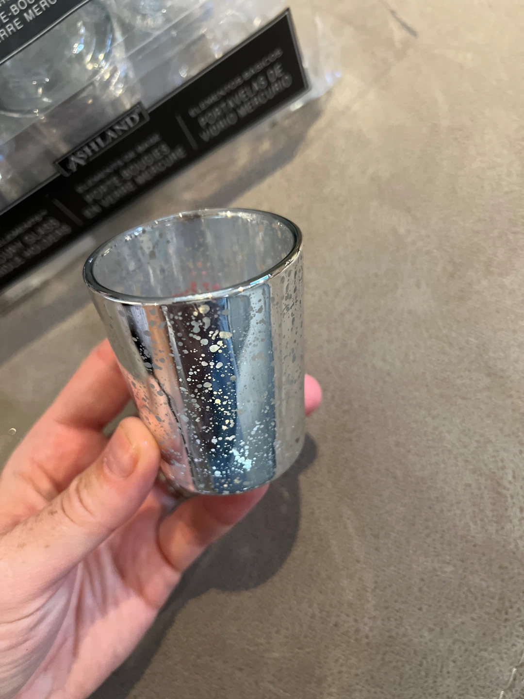 Ashland Mercury Glass Candle Holders (6)