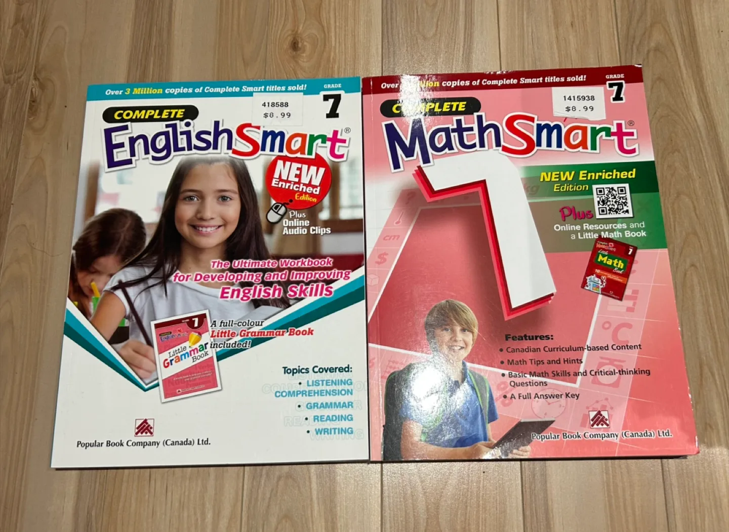 English Smart & Math Smart Grade 7 Workbooks thumbnail