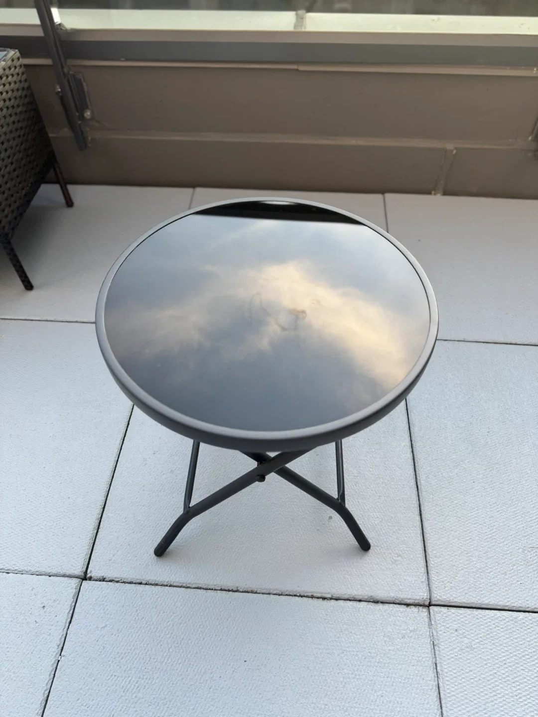 Folding Side Table - Black image indicator(3)