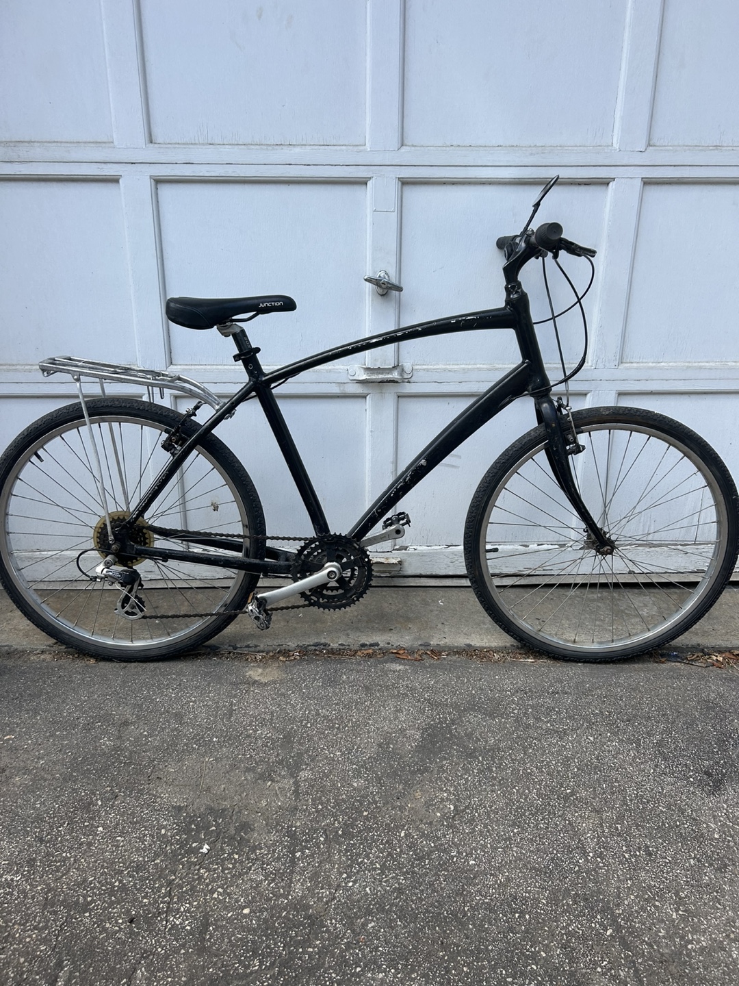 Black Hybrid Bicycle - photo 5