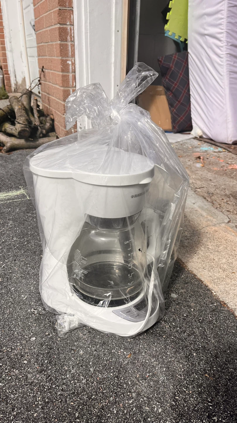 Black+Decker White Coffee Maker