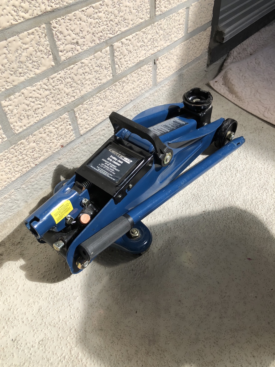 Certified 2-Ton Floor Jack - Blue
