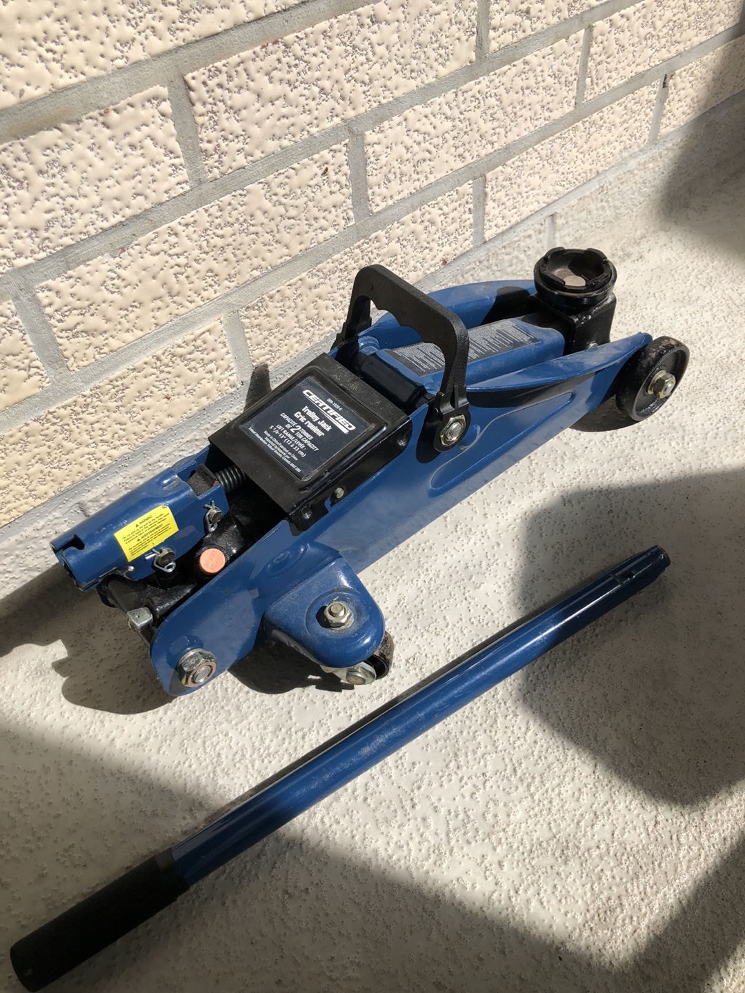 Certified 2-Ton Floor Jack - Blue - photo 4