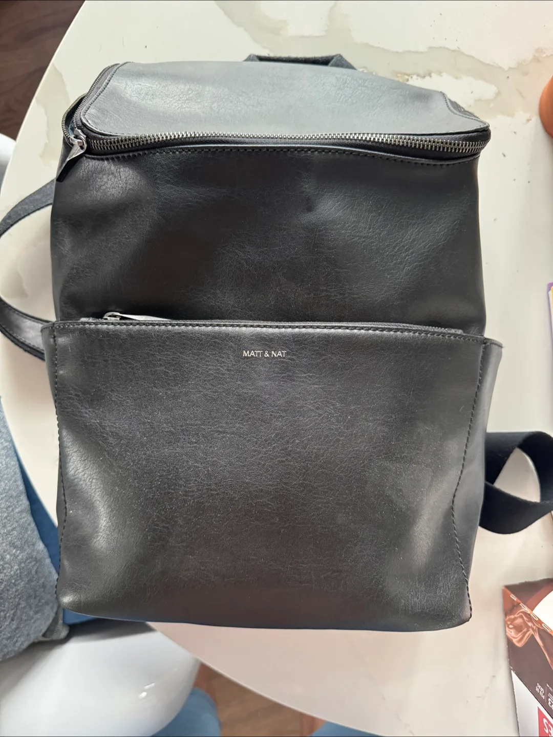 Matt & Nat Brown Vegan Leather Backpack thumbnail