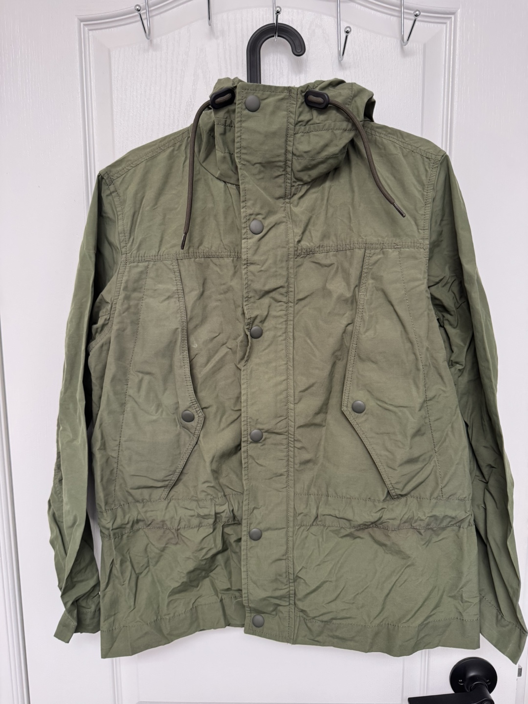 Gap Olive Green Hooded Utility Jacket