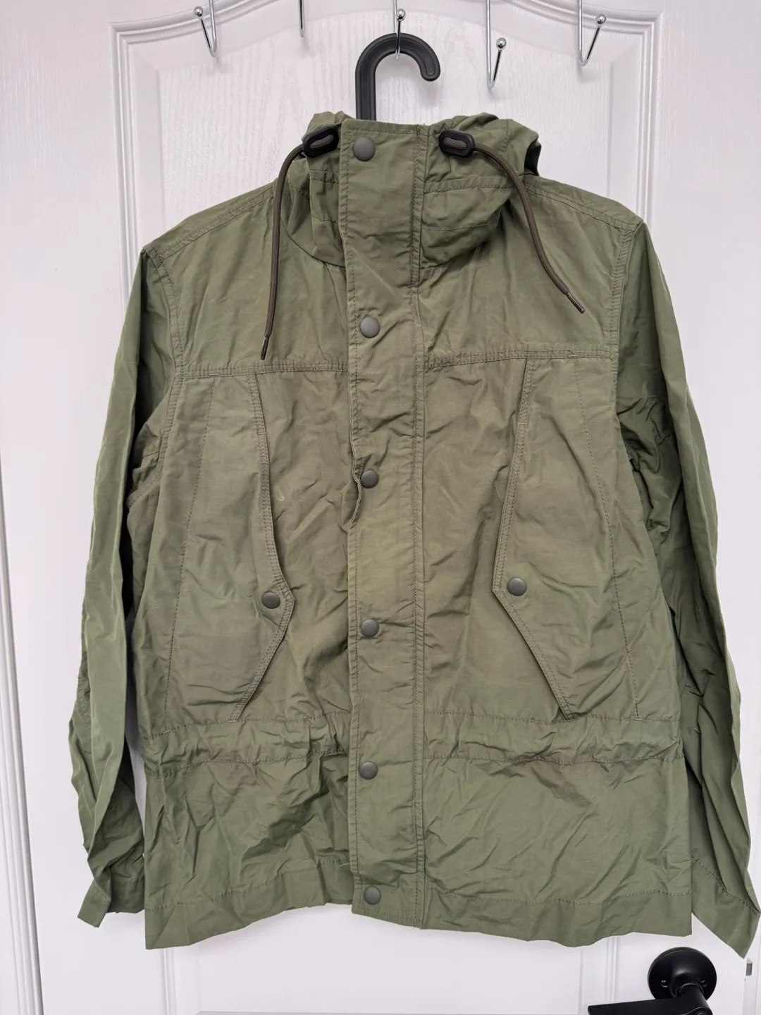 Gap Olive Green Hooded Utility Jacket thumbnail