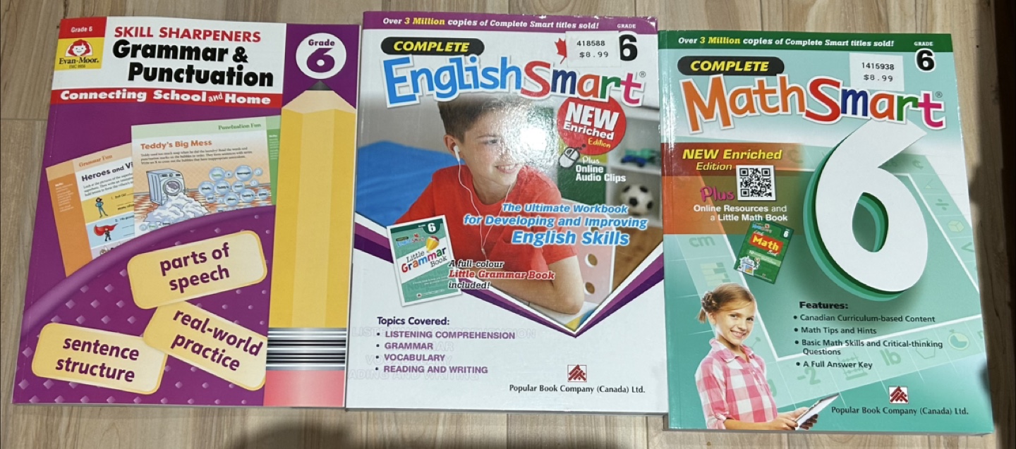 Grade 6 Skill Sharpeners & Workbooks