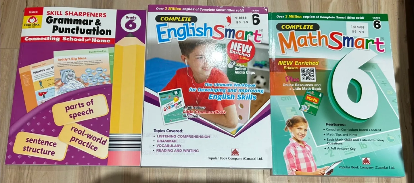 Grade 6 Skill Sharpeners & Workbooks thumbnail