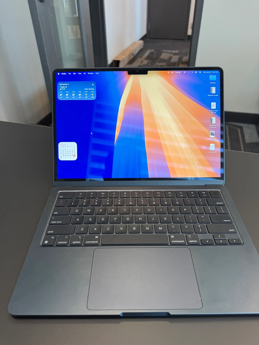 MacBook Air M2, 8GB Memory, 256GB Storage