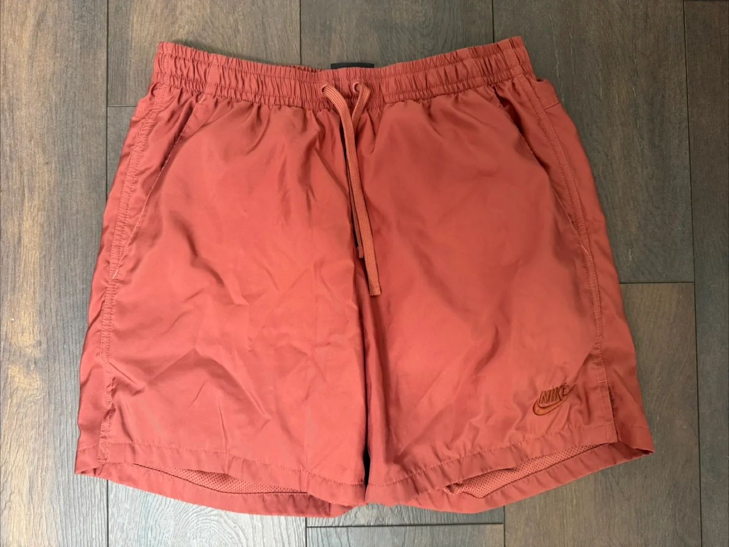 Nike Nylon Shorts, Rust thumbnail