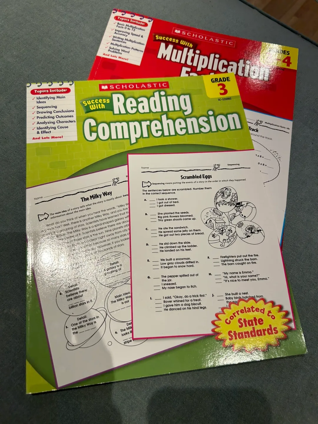 Scholastic & Evan-Moor Workbooks Grades 3-4 thumbnail