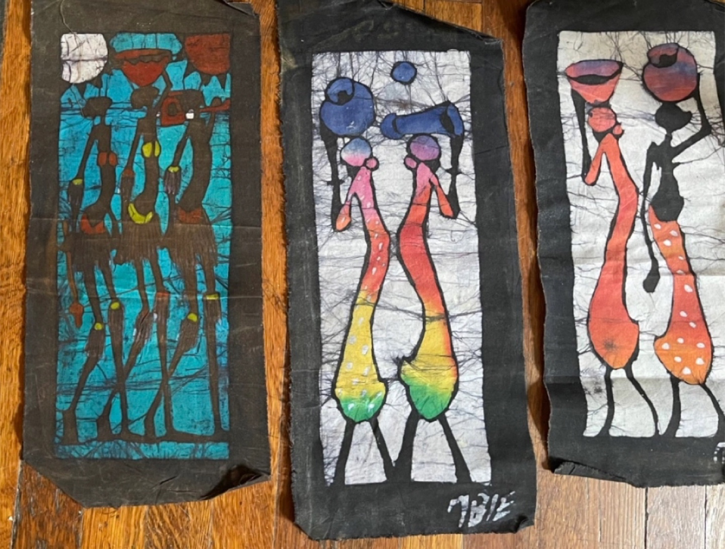 African Art Batik Wall Hangings #freecycle