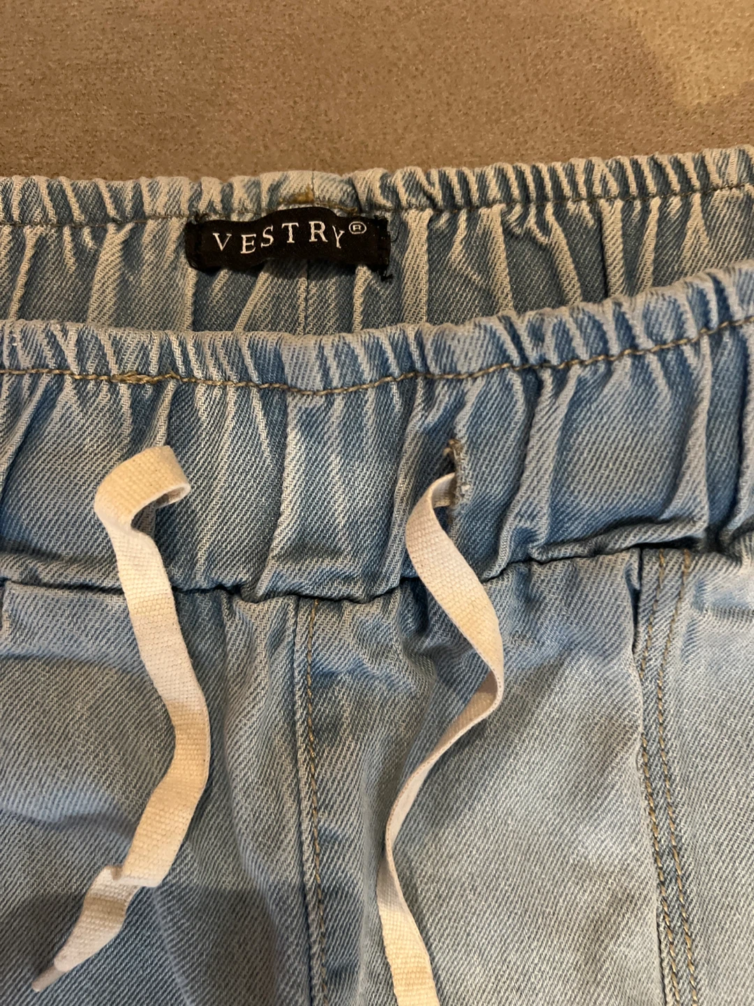 VESTRY Denim Cargo Joggers - Size Small - photo 2