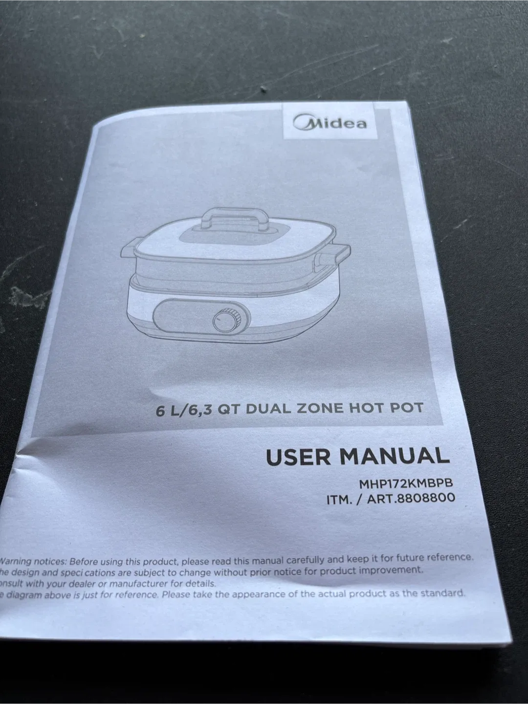 Midea 6L / 6.3QT Dual Zone Hot Pot – New image indicator(5)