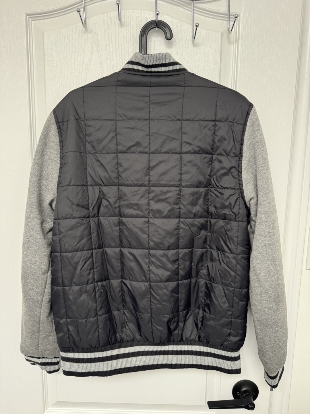 District Project Black Quilted Bomber Jacket - photo 2