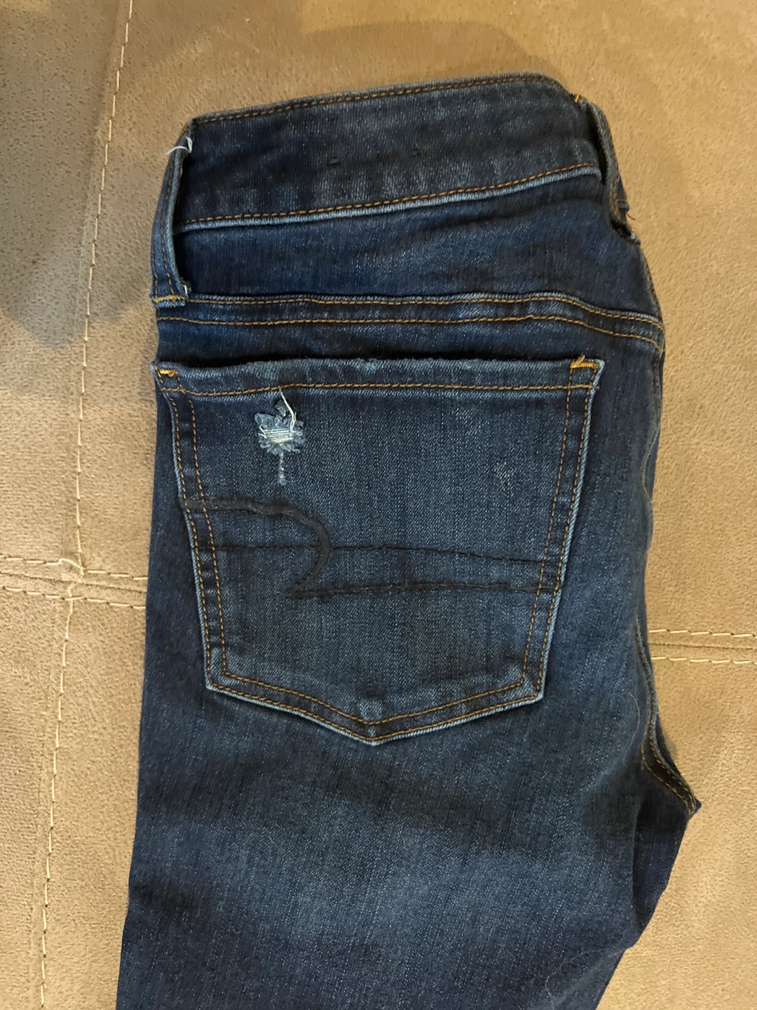 American Eagle Outfitters Dark Wash Ripped Jeans - photo 3