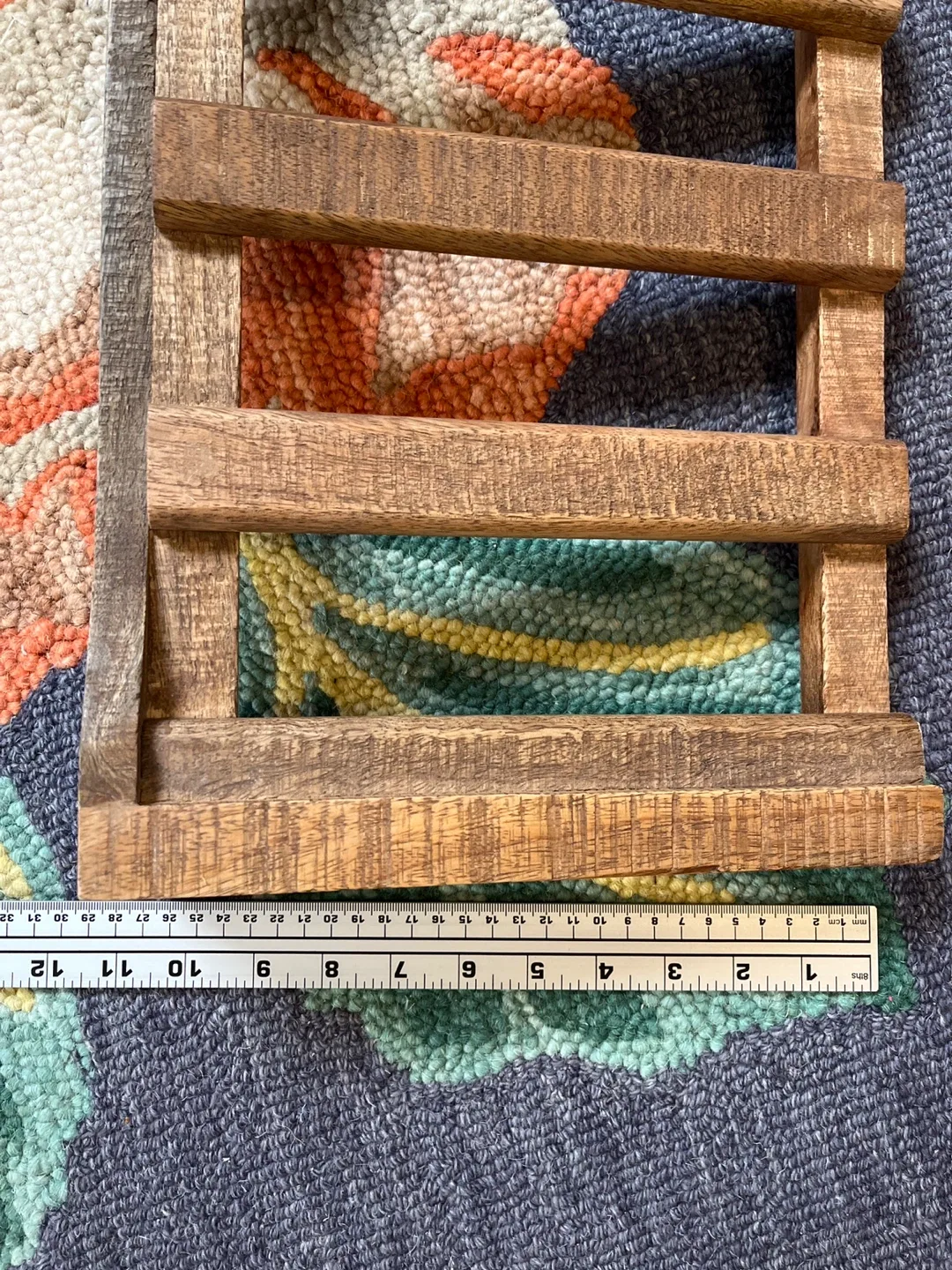 World Market Wooden Wall Mounted Wine Rack image indicator(6)