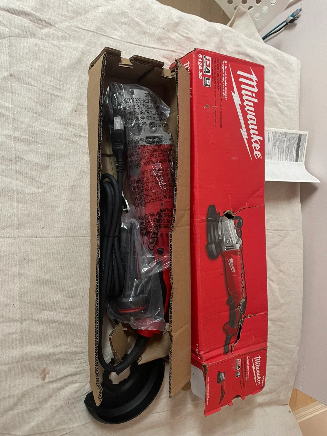 Milwaukee 4.5" Small Angle Grinder - NEW
