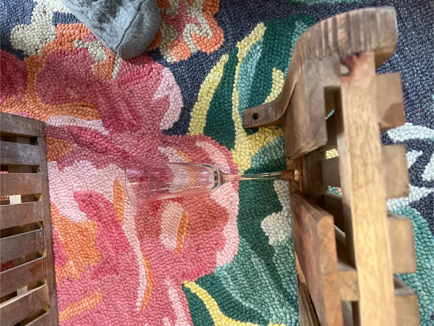 World Market Wooden Wall Mounted Wine Rack image indicator(7)