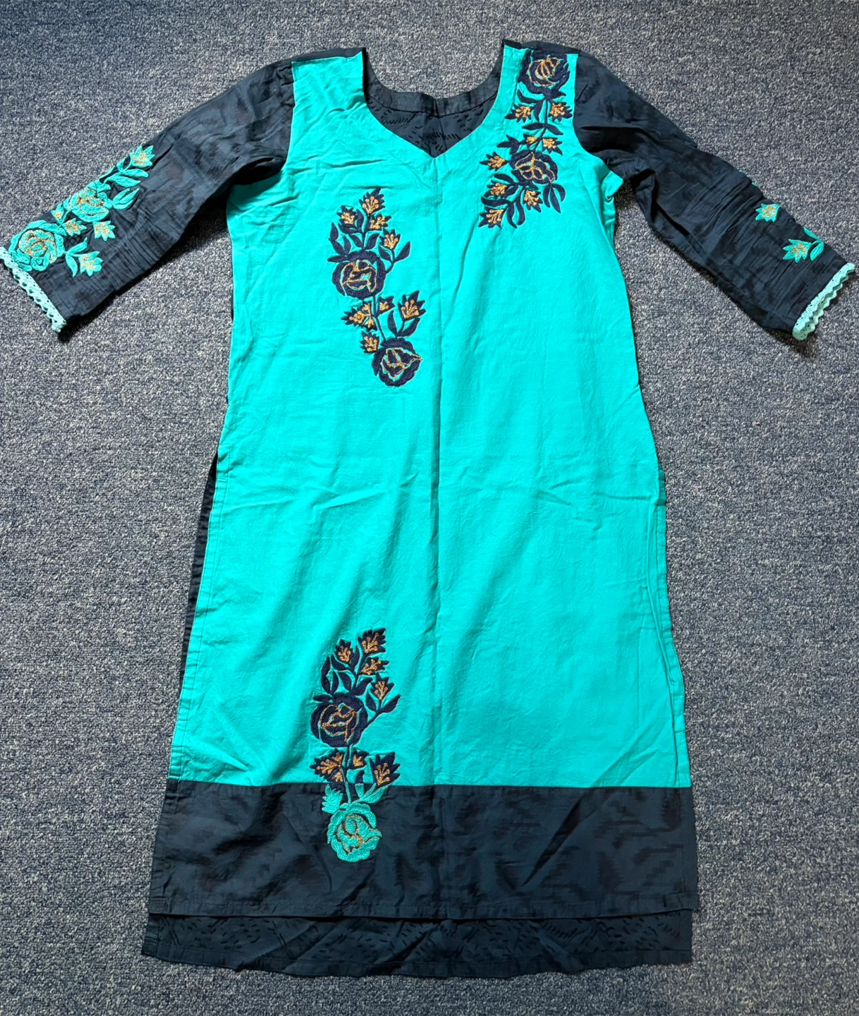 Floral Print Salwar Kameez Suit - photo 5