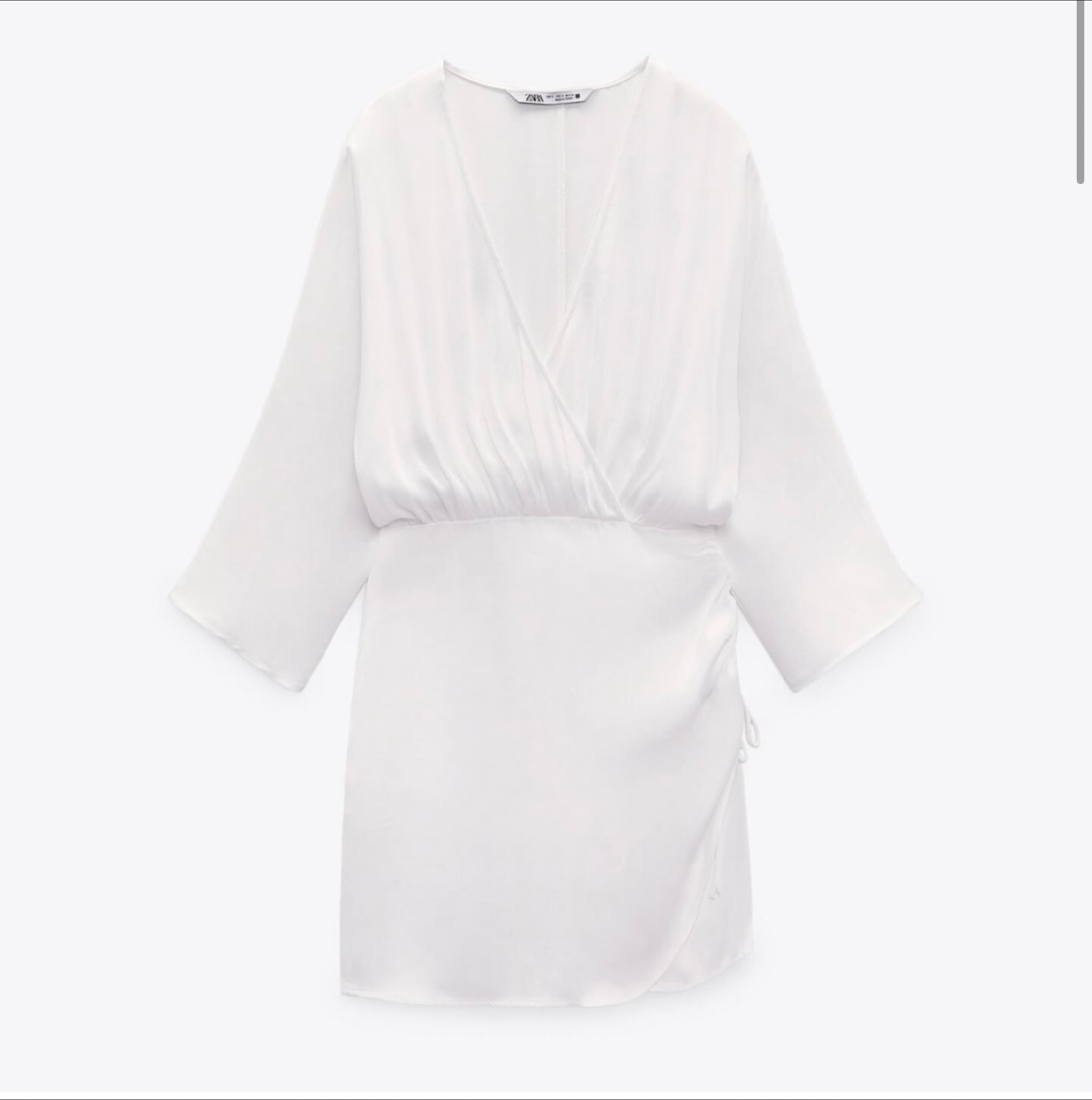 Zara White Mini Dress - Size S - photo 4