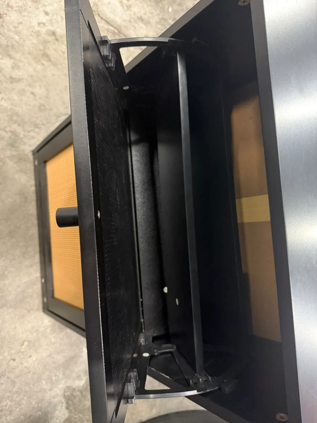 Black Shoe Cabinet with Rattan Doors image indicator(3)