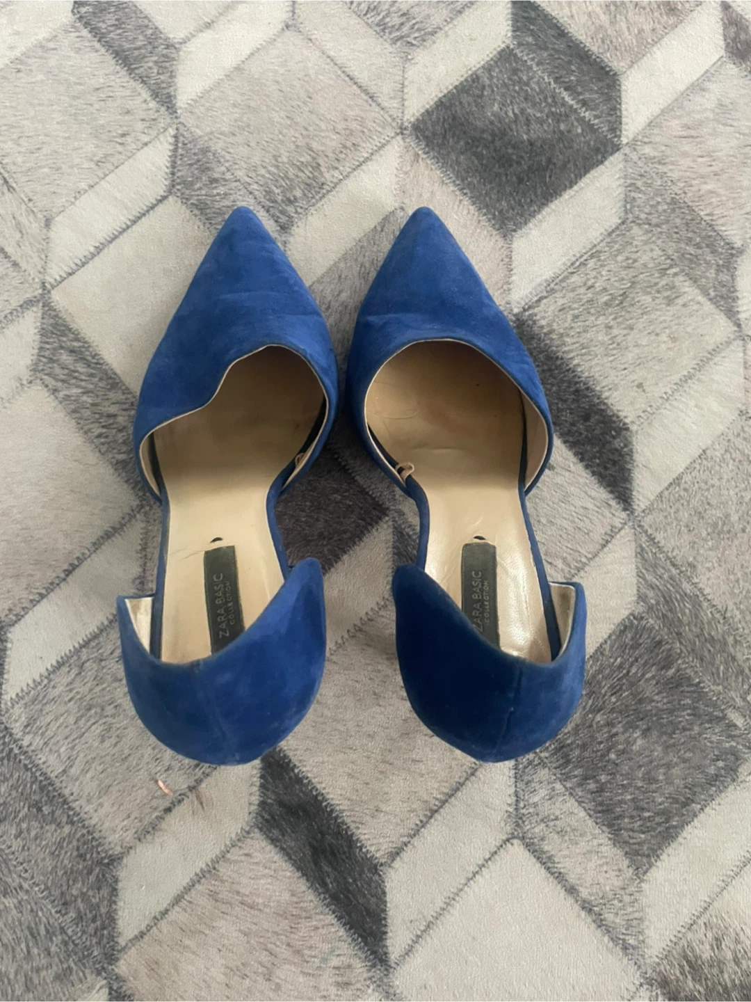 Zara Basic Collection Blue Heels - photo 2