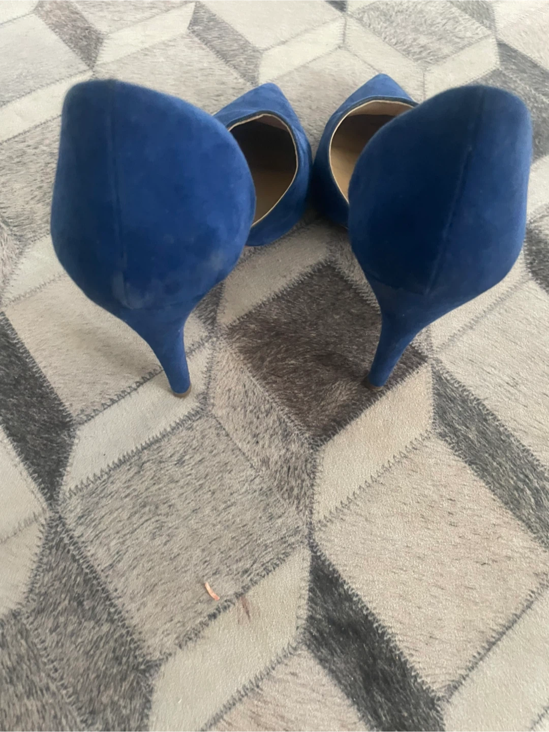 Zara Basic Collection Blue Heels - photo 4