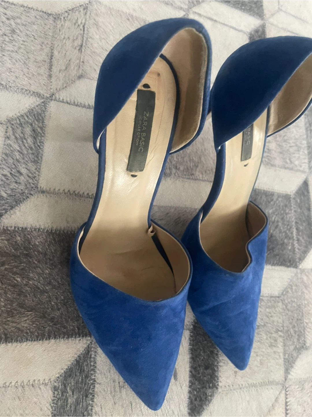 Zara Basic Collection Blue Heels - photo 3