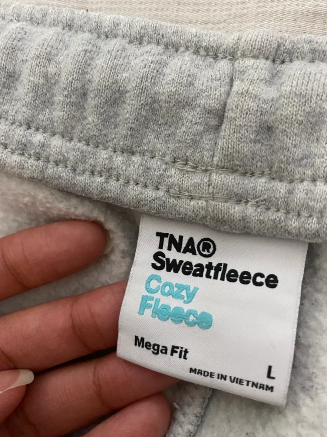TNA Sweatfleece Cozy Fleece Mega Fit Sweatpants - size L image indicator(3)