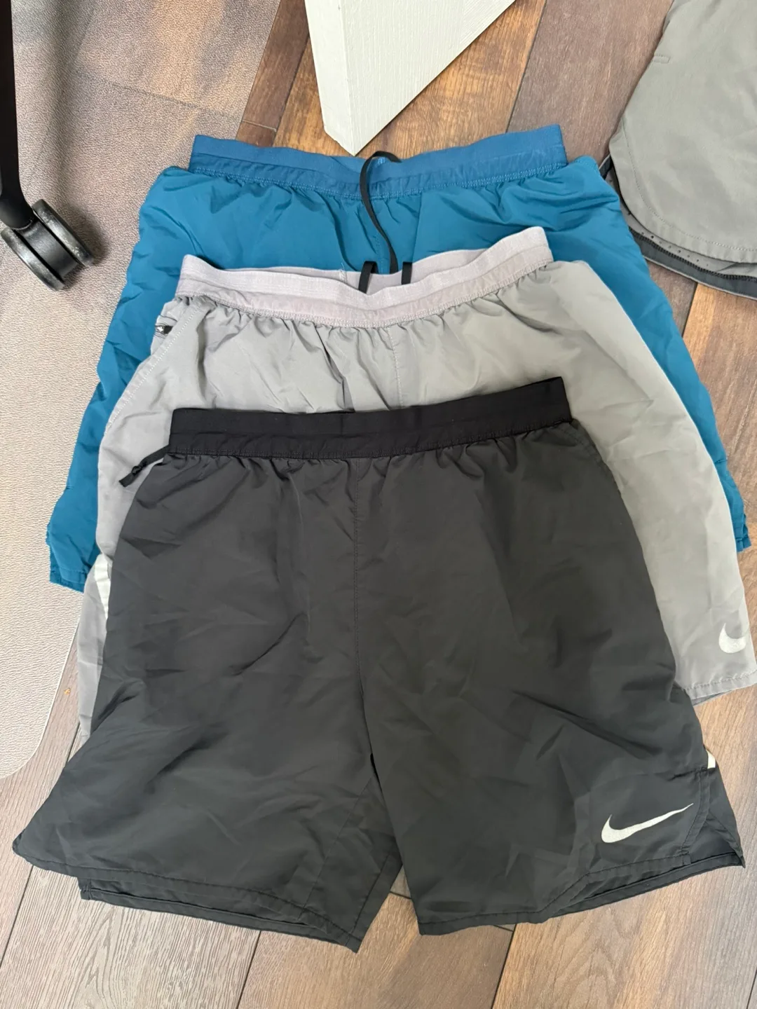 Nike Running Shorts - Blue, Grey, Black