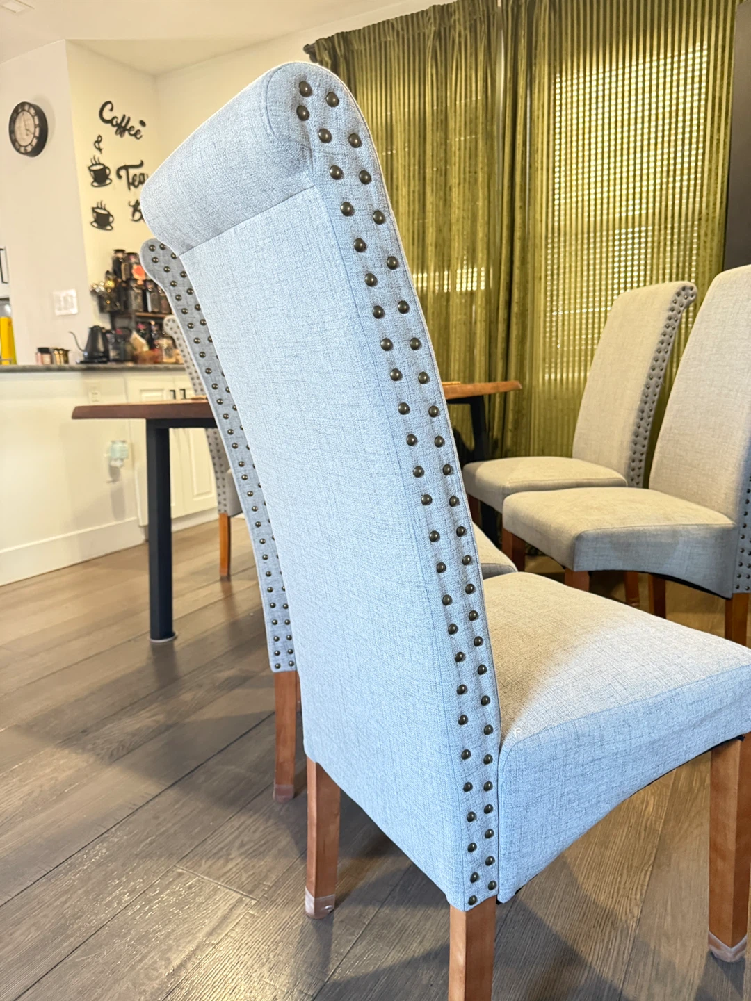 Set of 6 Upholstered Dining Chairs - photo 4