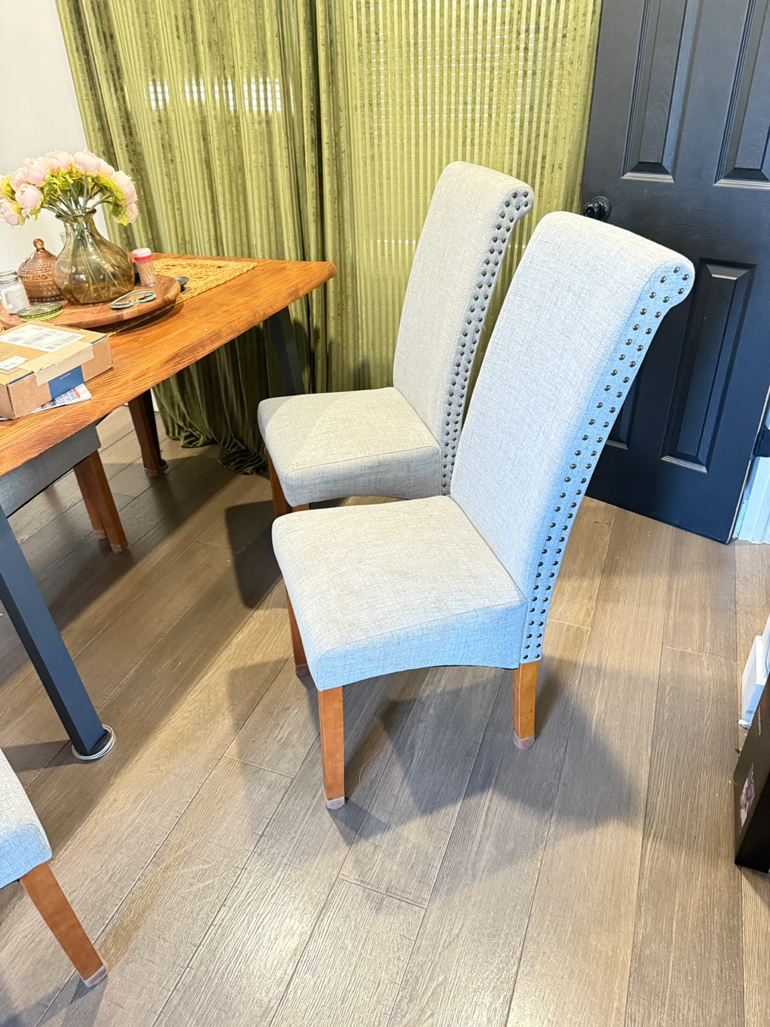 Set of 6 Upholstered Dining Chairs - photo 2