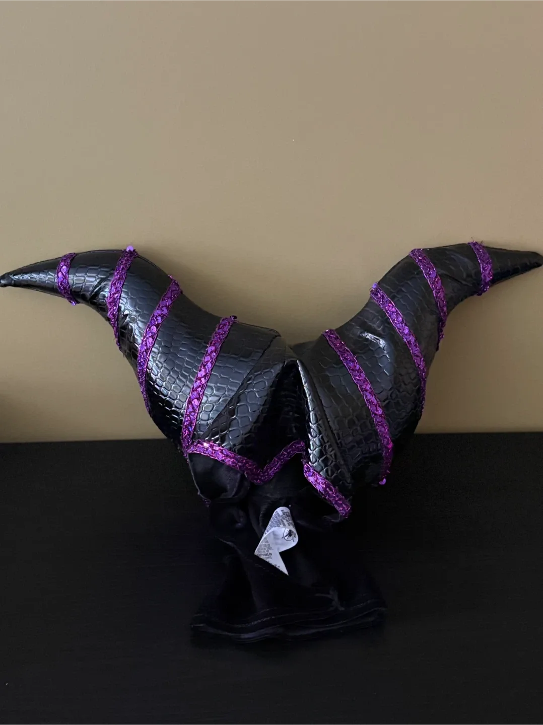 Halloween costume Disney Maleficent headpiece thumbnail