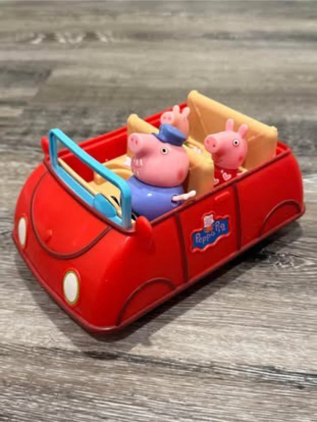 Peppa Pig Red Car Toy with 3 Figures image indicator(5)