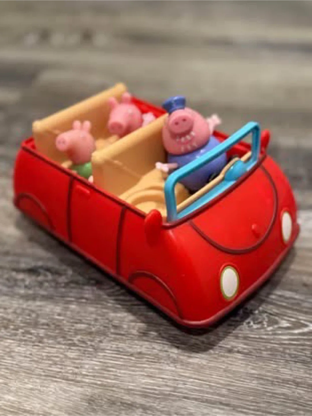 Peppa Pig Red Car Toy with 3 Figures image indicator(4)