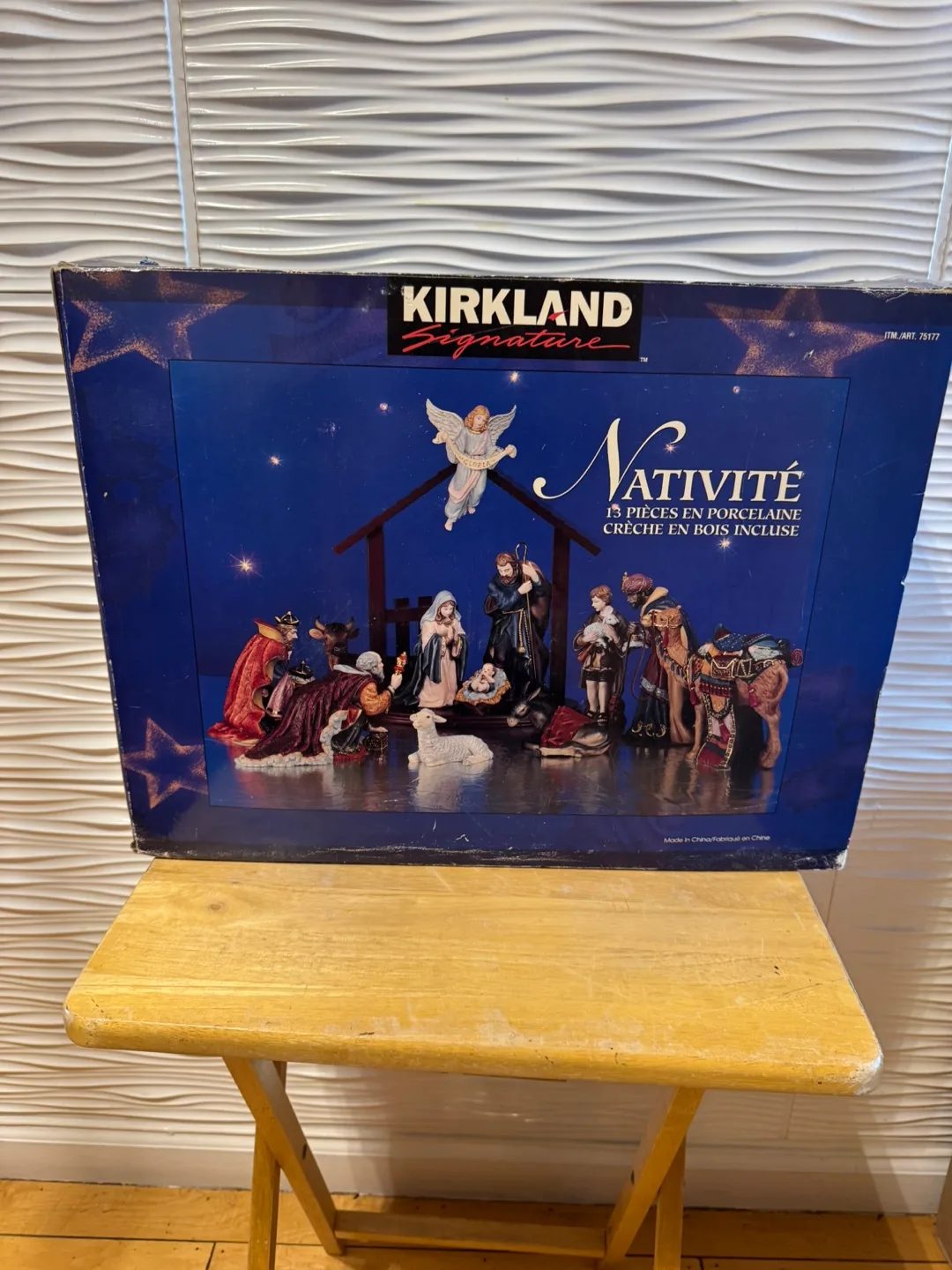Vintage Kirkland Signature Nativity 13-Piece Porcelain Set image indicator(2)