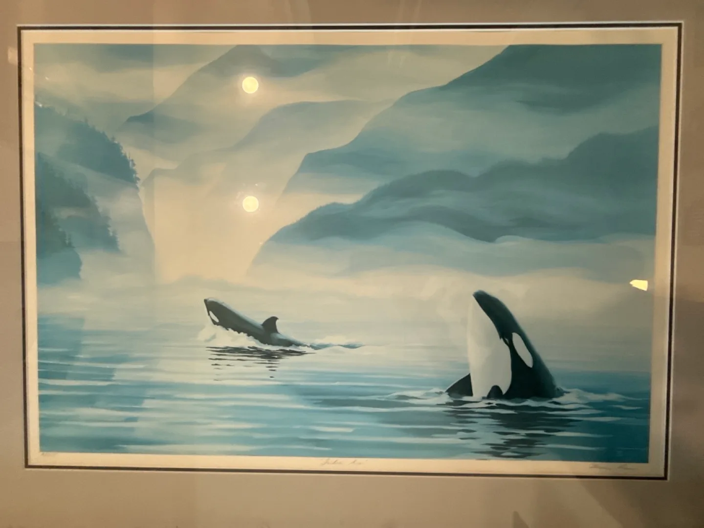 Bruce Muir "Indian Arm" Framed Print