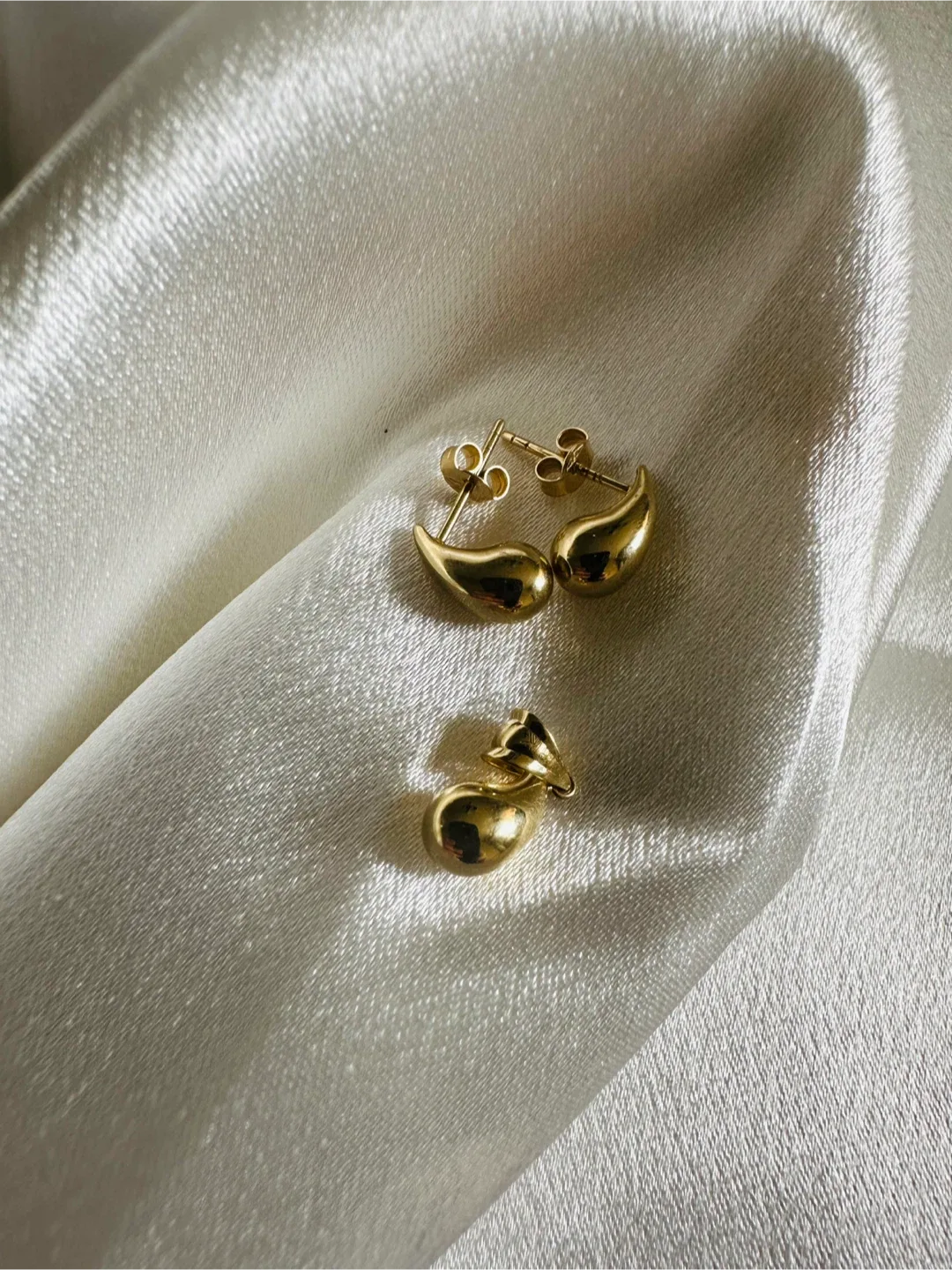 18K teardrop earrings and pendant-open for lay away 1 month thumbnail