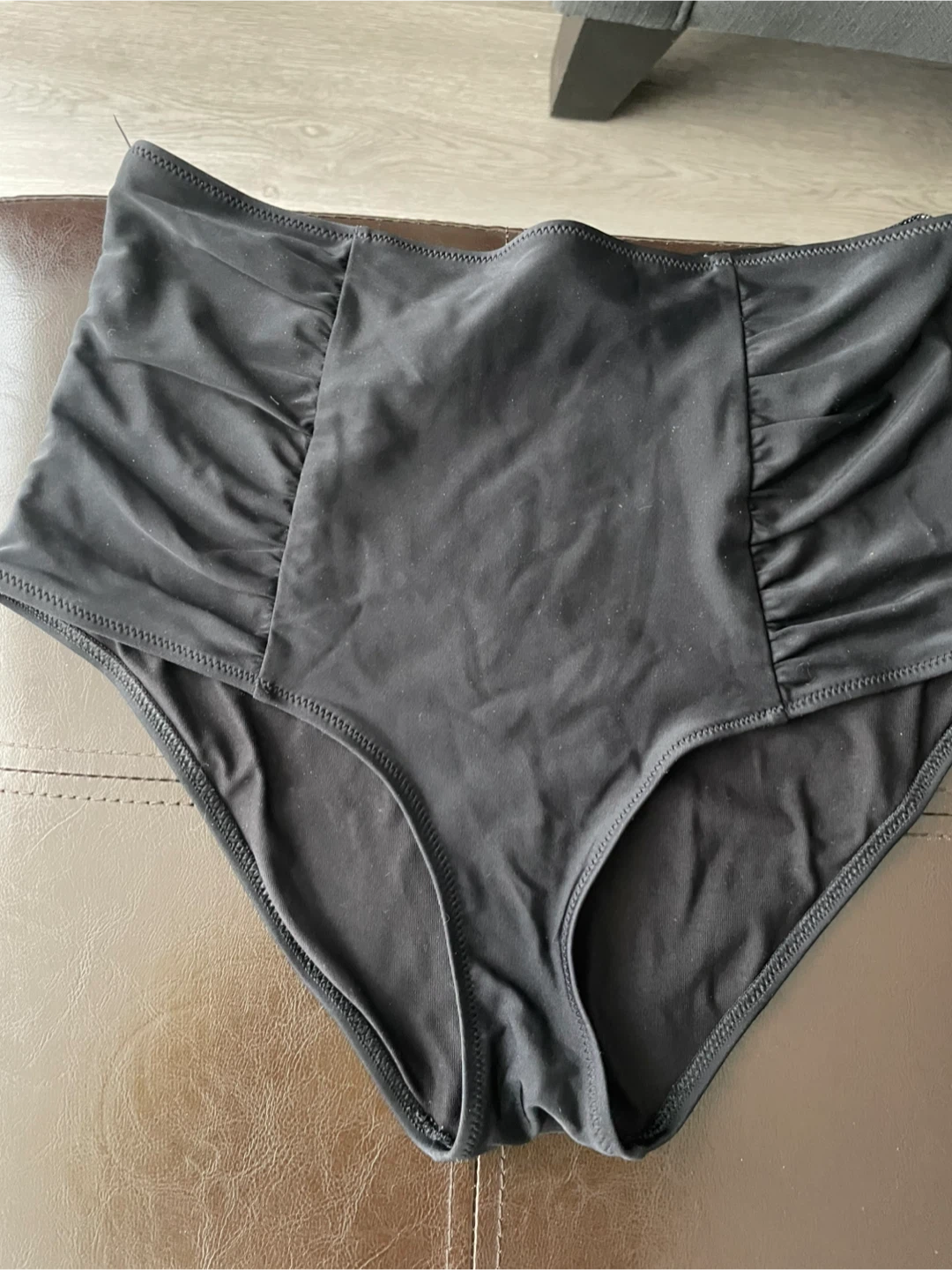 Aerie Black Swim Bottoms - Size L - photo 2