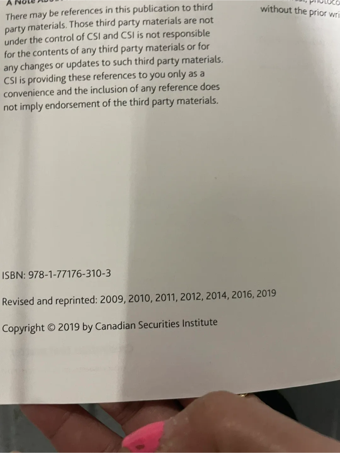Canadian Securities Institute Investment Funds in Canada image indicator(2)