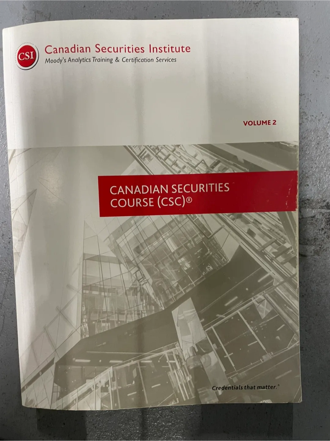Canadian Securities Course (CSC) Vol 1 & 2 thumbnail